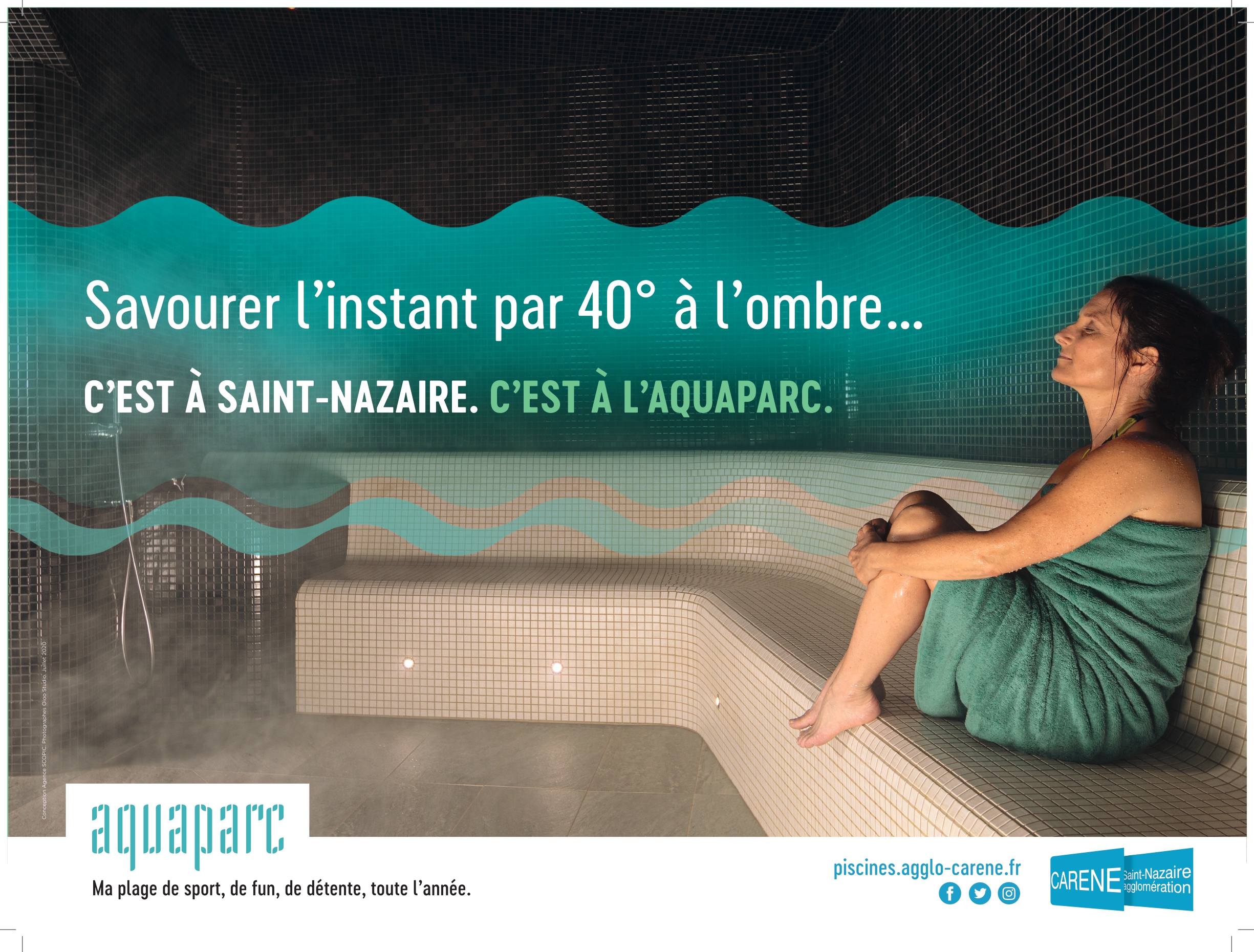 CAMPAGNE PUBLICITAIRE : AQUAPARC SAINT-NAZAIRE