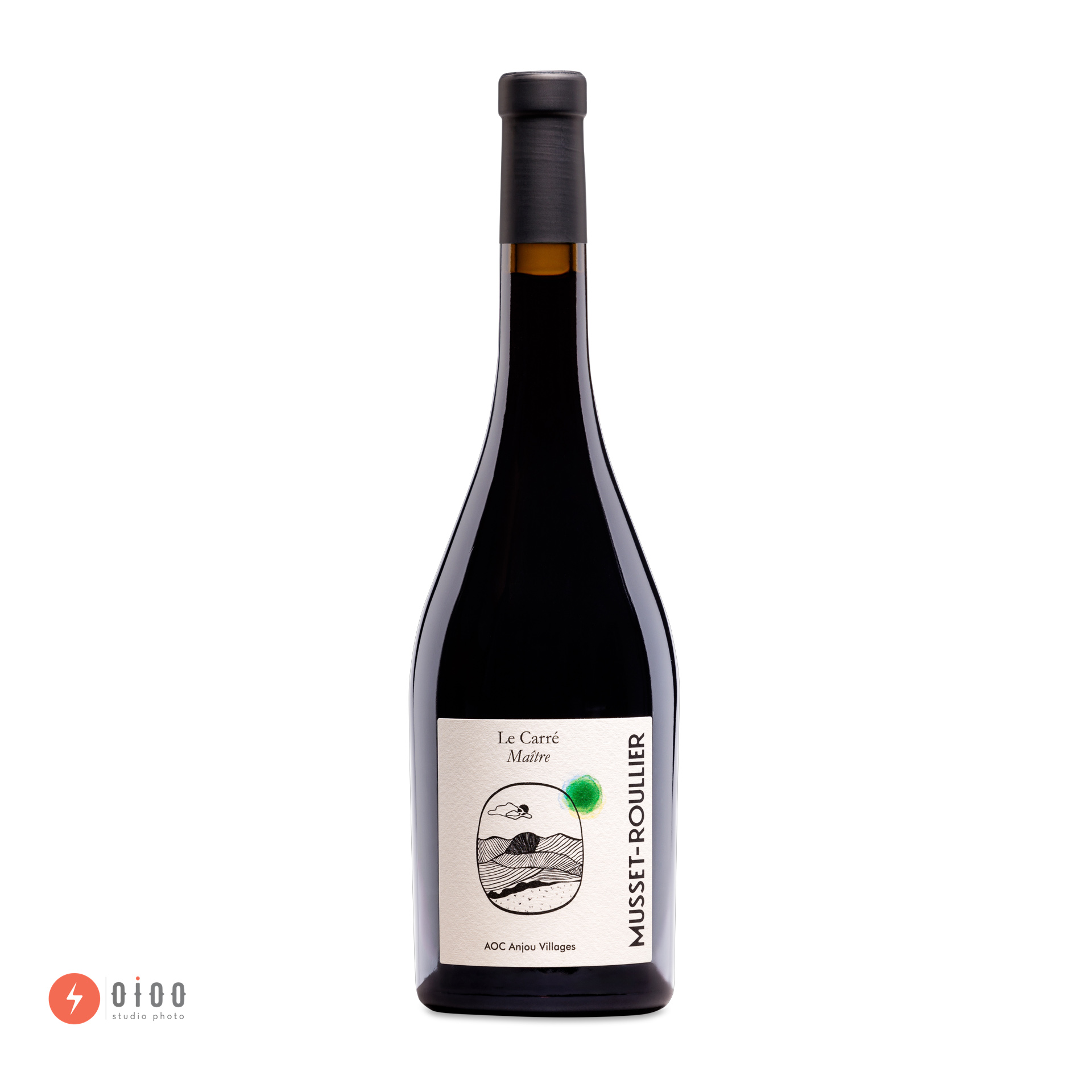 packshot bouteille vin rouge ecommerce