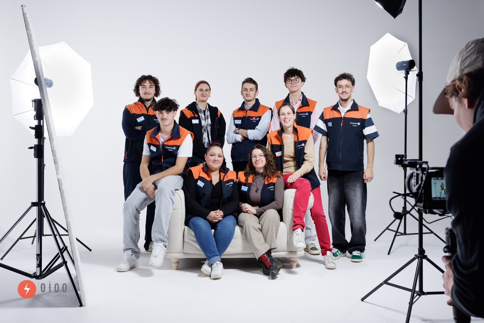 Portraits corporate sur site&nbsp;: le trombinoscope des alternants du Leclerc Atlantis à Nantes